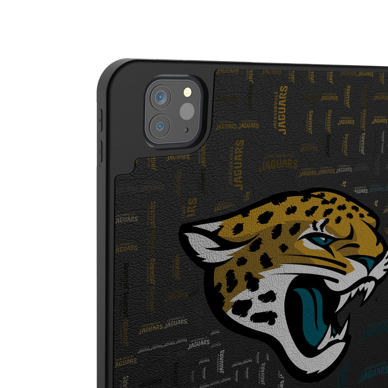 Jacksonville Jaguars Quadtile iPad Tablet Case for Apple iPad Back.Jpg