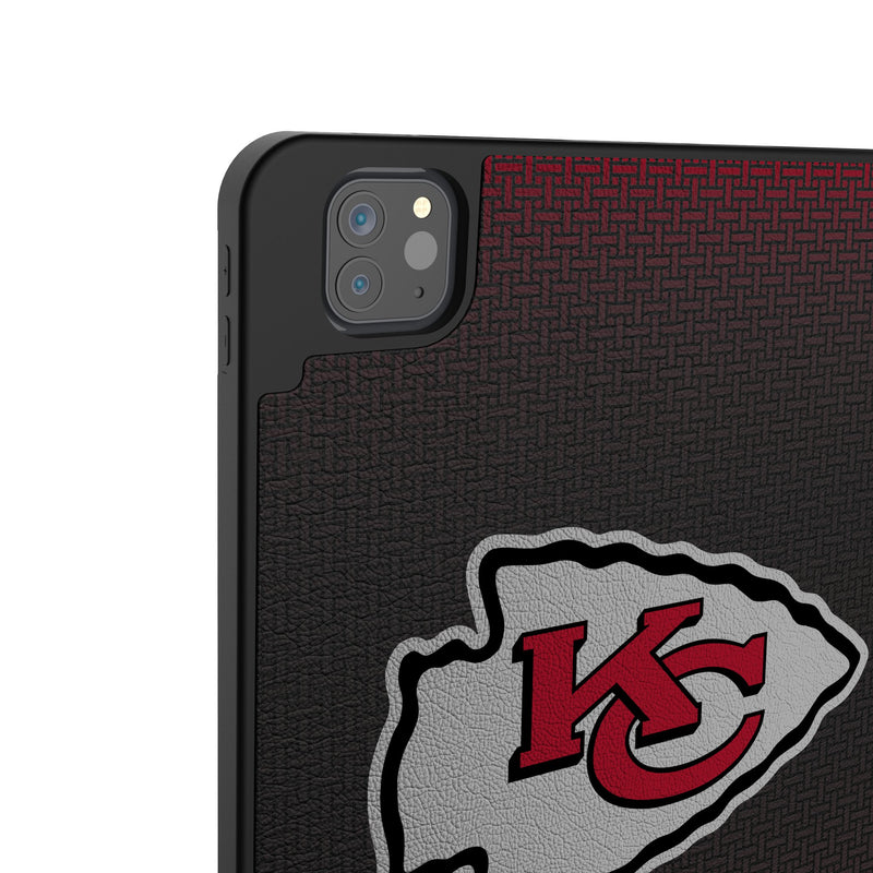 Kansas City Chiefs Linen iPad Tablet Case for Apple iPad Back.Jpg