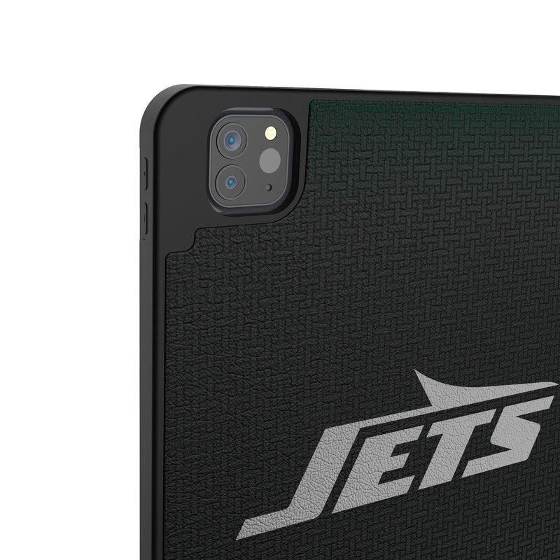 New York Jets Linen iPad Tablet Case Back.Jpg