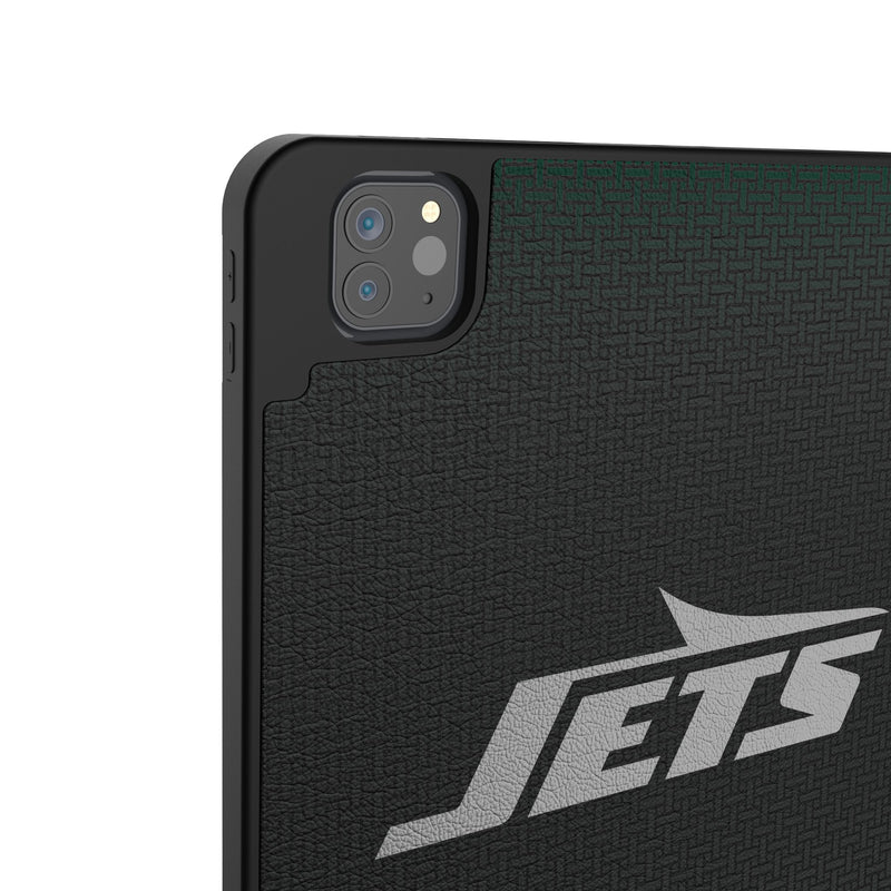 New York Jets Personalized Linen iPad Tablet Case for Apple iPad Back.Jpg