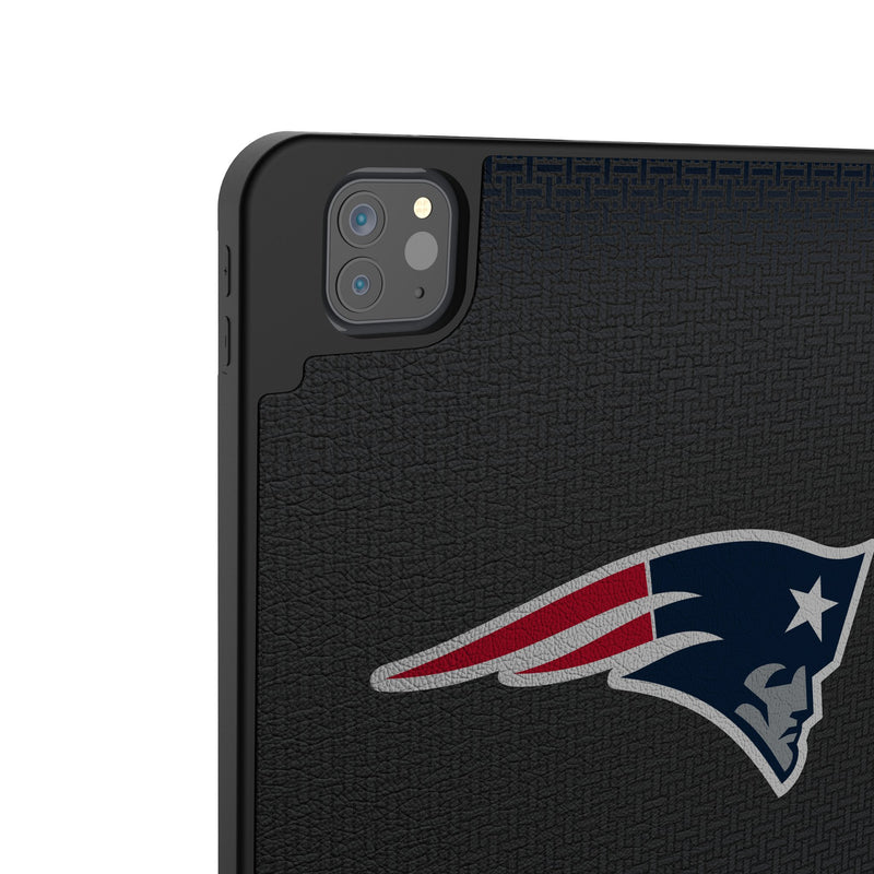 New England Patriots Linen iPad Tablet Case Back.Jpg