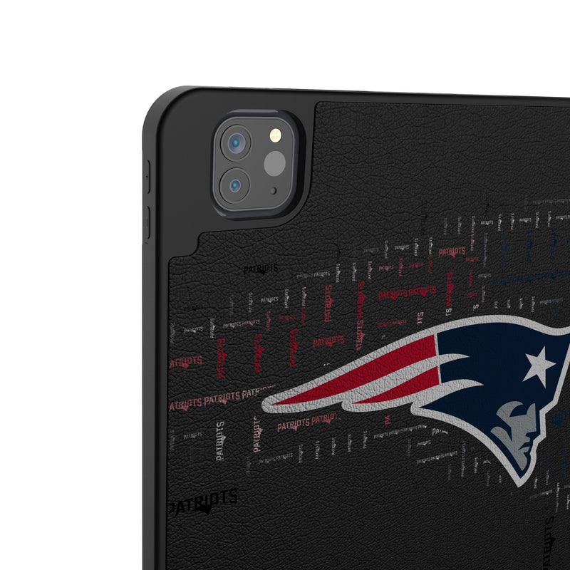New England Patriots Quadtile iPad Tablet Case for Apple iPad Back.Jpg