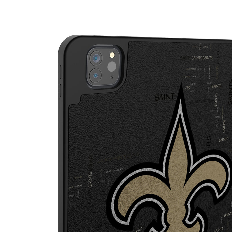 New Orleans Saints Quadtile iPad Tablet Case for Apple iPad Back.Jpg