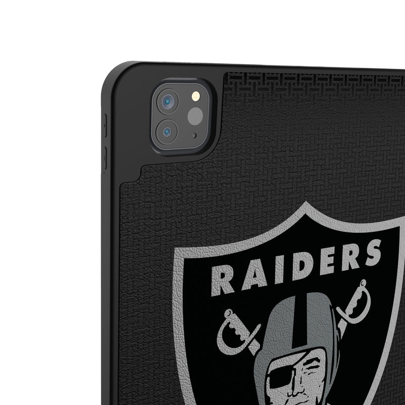 Las Vegas Raiders Linen iPad Tablet Case Back.Jpg