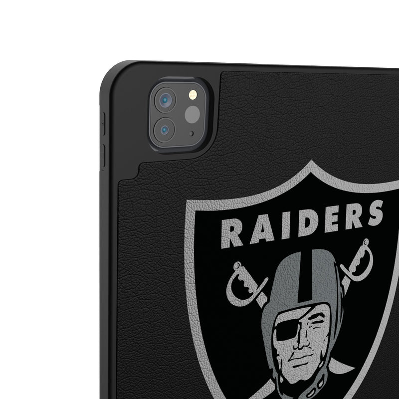 Las Vegas Raiders Quadtile iPad Tablet Case for Apple iPad Back.Jpg