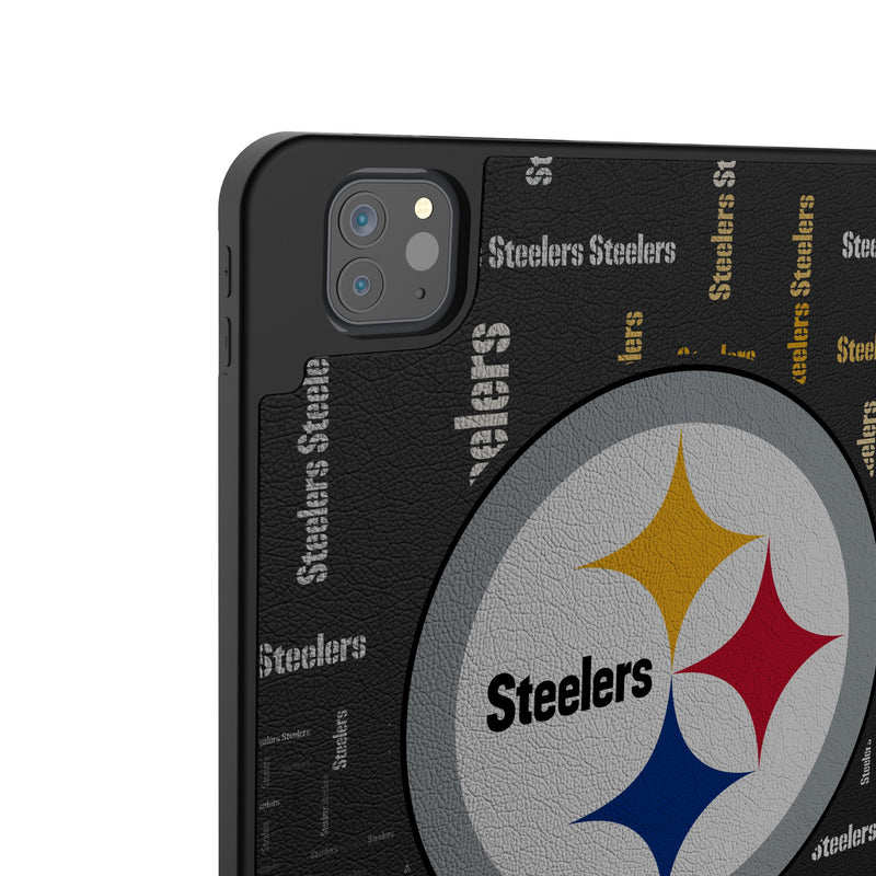 Pittsburgh Steelers Quadtile iPad Tablet Case for Apple iPad Back.Jpg