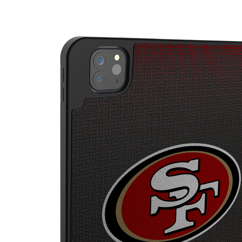 San Francisco 49ers Linen iPad Tablet Case Back.Jpg