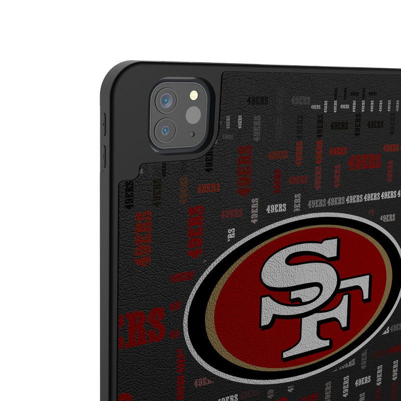 San Francisco 49ers Quadtile iPad Tablet Case Back.Jpg