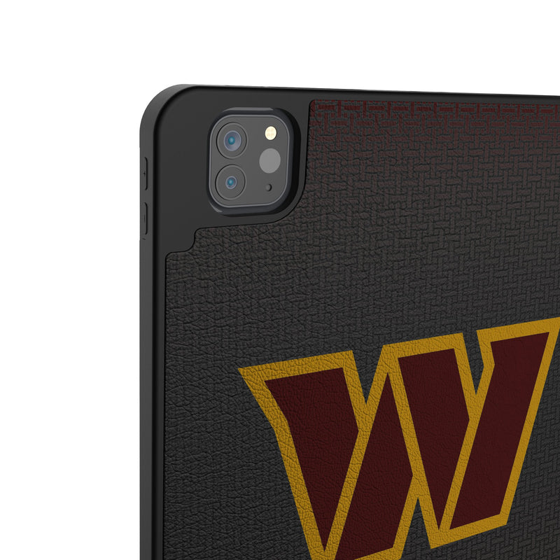 Washington Commanders Personalized Linen iPad Tablet Case for Apple iPad Back.Jpg
