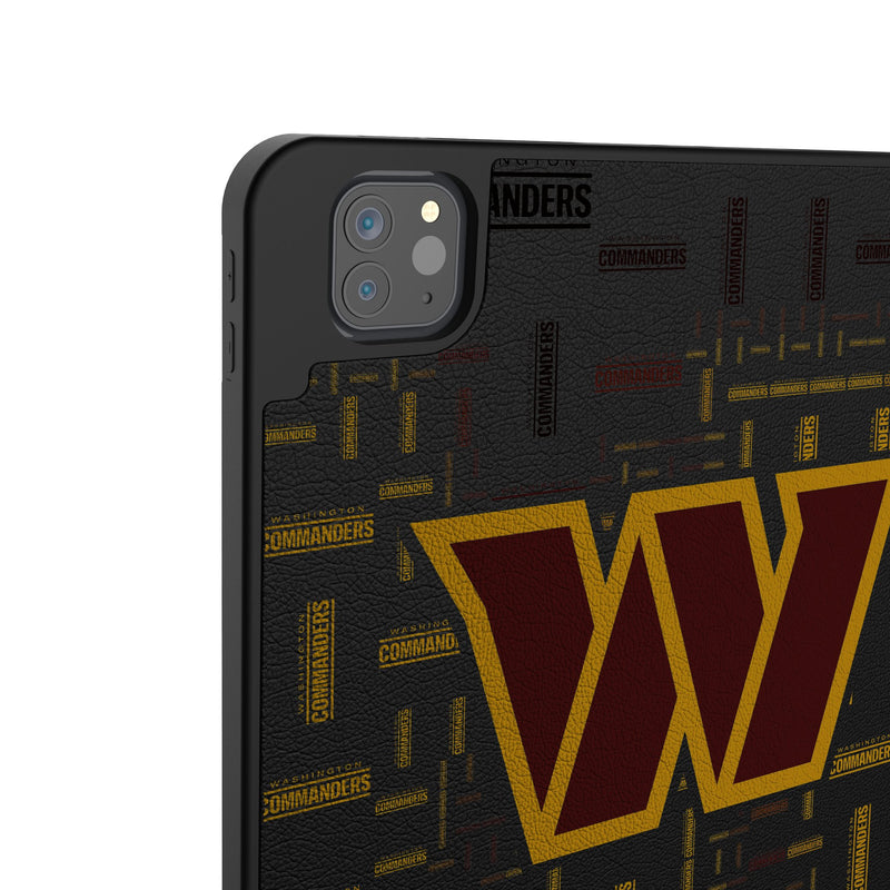 Washington Commanders Quadtile iPad Tablet Case for Apple iPad Back.Jpg