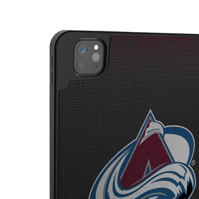 Colorado Avalanche Linen iPad Tablet Case for Apple iPad Back.Jpg
