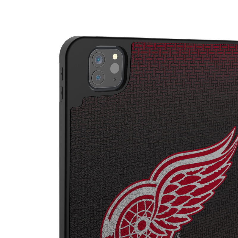 Detroit Red Wings Linen iPad Tablet Case for Apple iPad Back.Jpg
