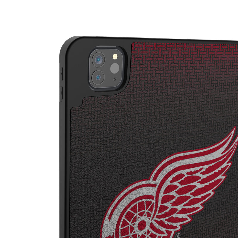 Detroit Red Wings Personalized Linen iPad Tablet Case for Apple iPad Back.Jpg