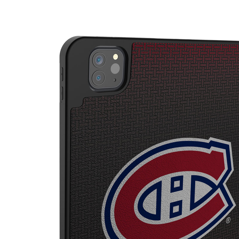 Montreal Canadiens Linen iPad Tablet Case for Apple iPad Back.Jpg