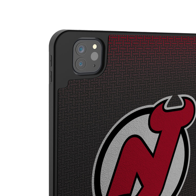 New Jersey Devils Linen iPad Tablet Case for Apple iPad Back.Jpg