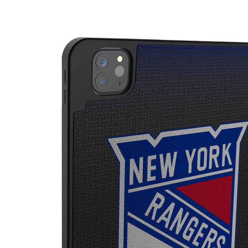 New York Rangers Linen iPad Tablet Case for Apple iPad Back.Jpg