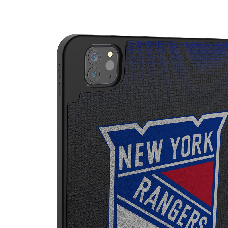 New York Rangers Personalized Linen iPad Tablet Case for Apple iPad Back.Jpg