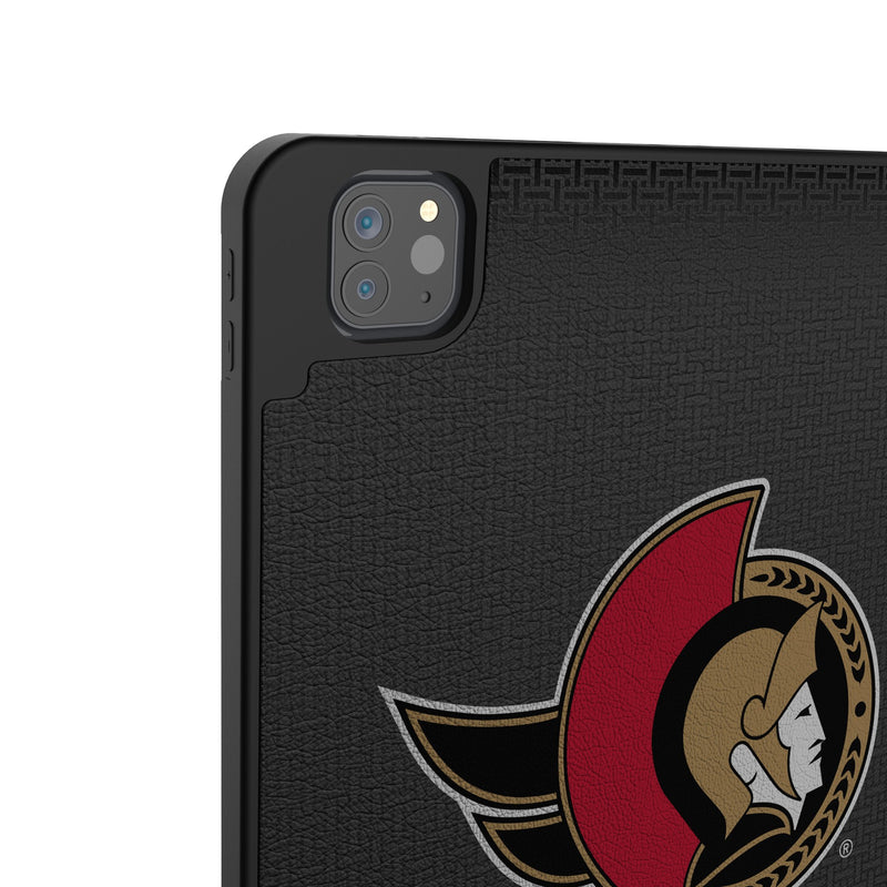 Ottawa Senators Personalized Linen iPad Tablet Case for Apple iPad Back.Jpg