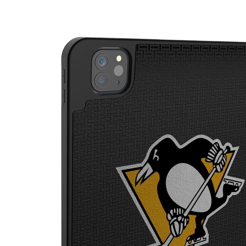 Pittsburgh Penguins Linen iPad Tablet Case for Apple iPad Back.Jpg