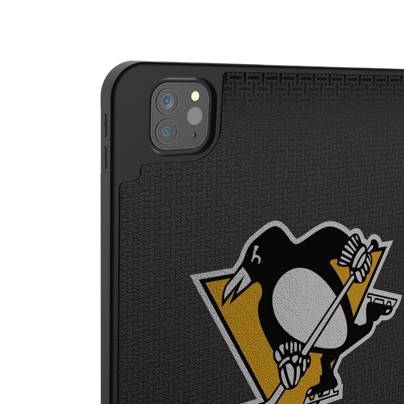 Pittsburgh Penguins Personalized Linen iPad Tablet Case for Apple iPad Back.Jpg