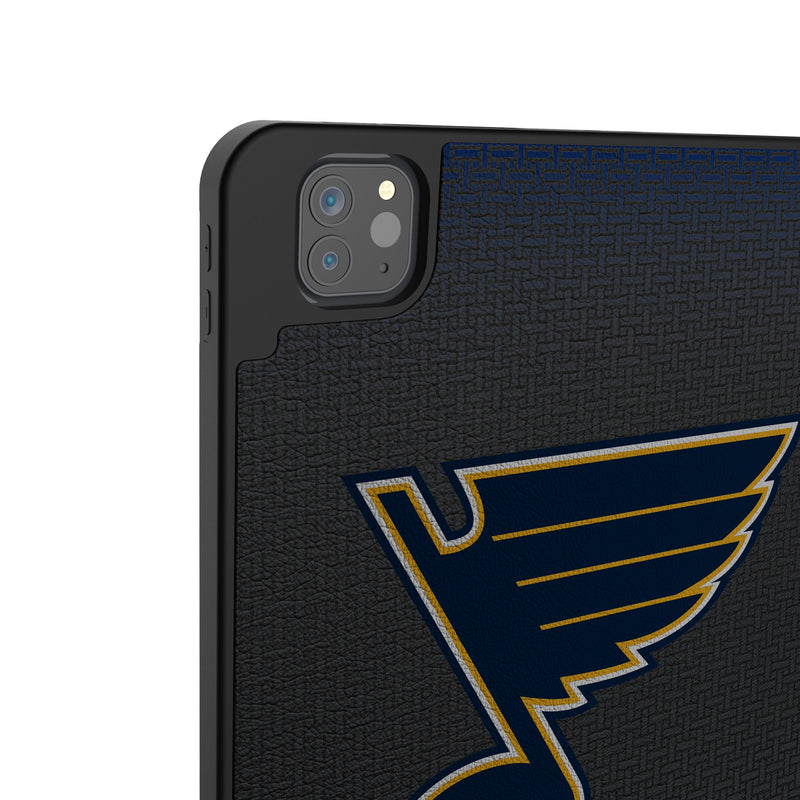 St. Louis Blues Linen iPad Tablet Case for Apple iPad Back.Jpg