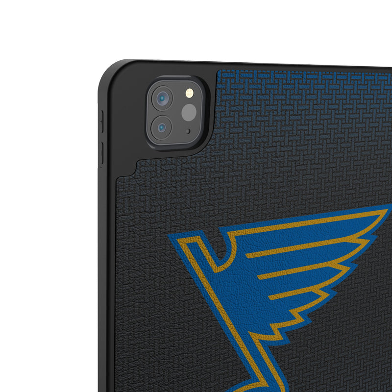 St. Louis Blues Personalized Linen iPad Tablet Case for Apple iPad Back.Jpg