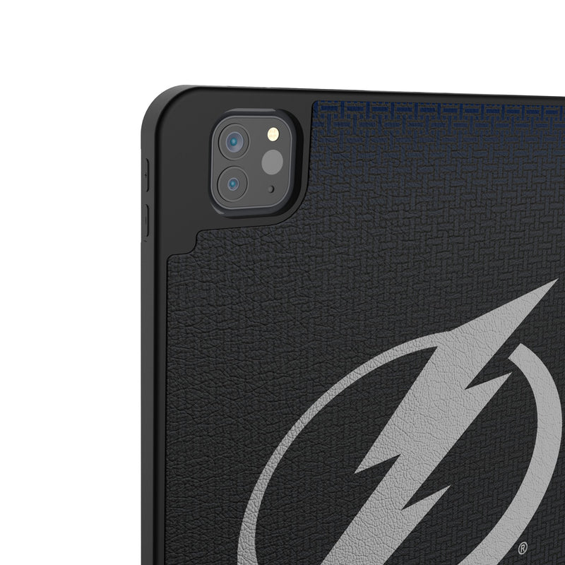 Tampa Bay Lightning Personalized Linen iPad Tablet Case for Apple iPad Back.Jpg