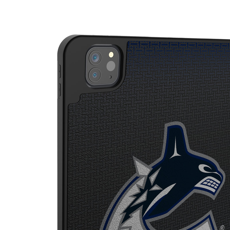 Vancouver Canucks Linen iPad Tablet Case for Apple iPad Back.Jpg