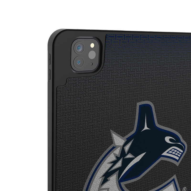 Vancouver Canucks Personalized Linen iPad Tablet Case for Apple iPad Back.Jpg