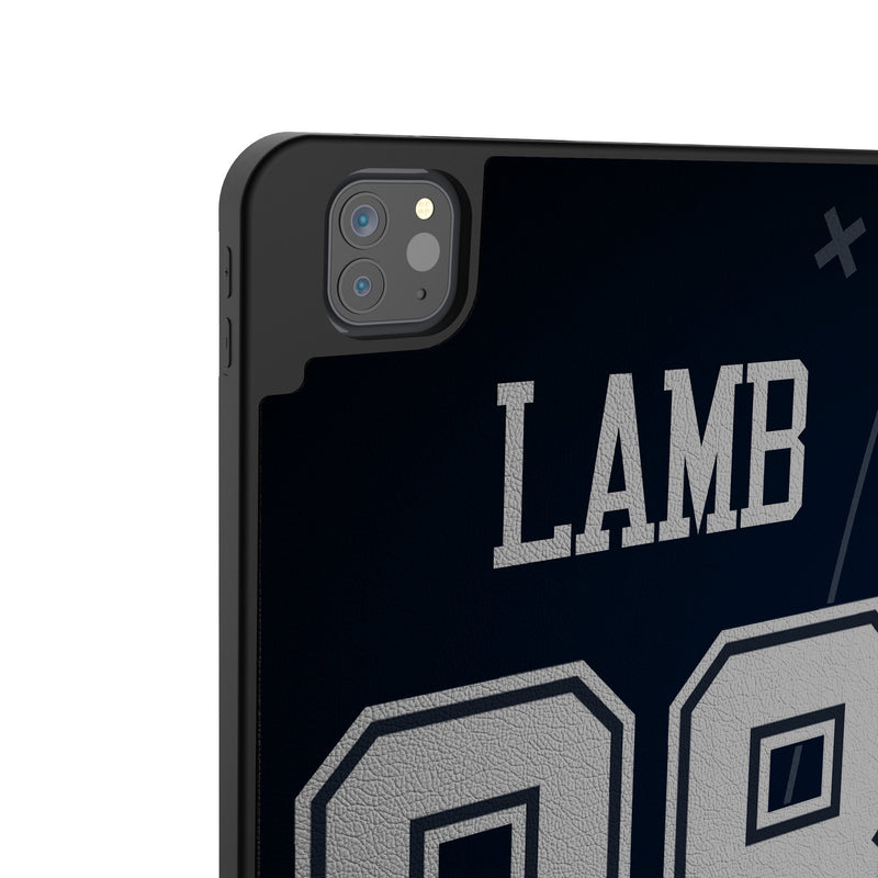 CeeDee Lamb Dallas Cowboys 88 Ready iPad Tablet Case for Apple iPad Back.Jpg