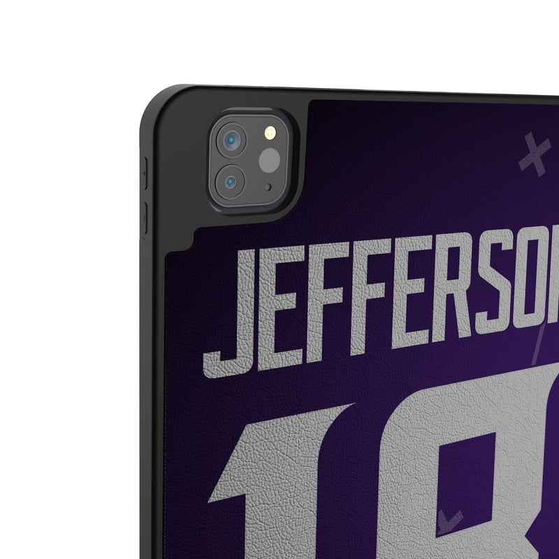 Justin Jefferson Minnesota Vikings 18 Ready iPad Tablet Case for Apple iPad Back.Jpg