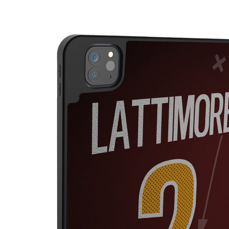 Marshon Lattimore Washington Commanders 2 Game Tactic iPad Tablet Case for Apple iPad Back.Jpg