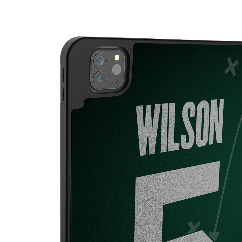 Garrett Wilson New York Jets 5 Ready iPad Tablet Case for Apple iPad Back.Jpg