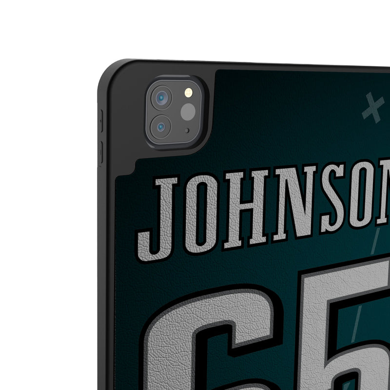 Lane Johnson Philadelphia Eagles 65 Ready iPad Tablet Case for Apple iPad Back.Jpg