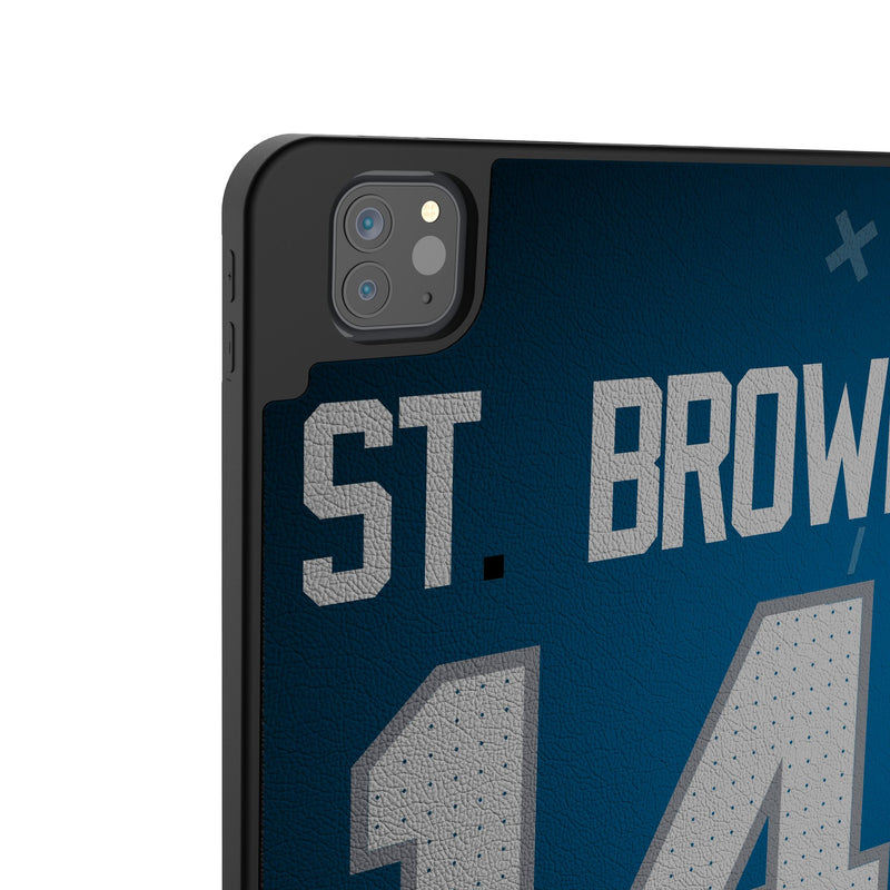 Amon-Ra St. Brown Detroit Lions 14 Ready iPad Tablet Case for Apple iPad Back.Jpg
