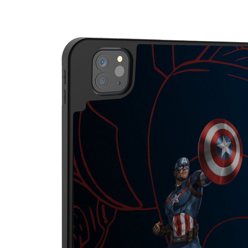 Marvel Avengers Captain America MechLine iPad Tablet Case for Apple iPad Back.Jpg