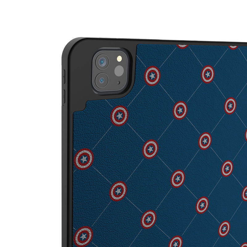 Marvel Avengers Captain America Pattern iPad Tablet Case for Apple iPad Back.Jpg