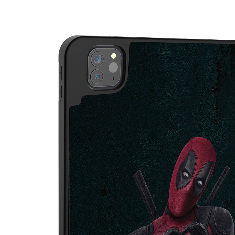 Marvel Deadpool Badge iPad Tablet Case for Apple iPad Back.Jpg
