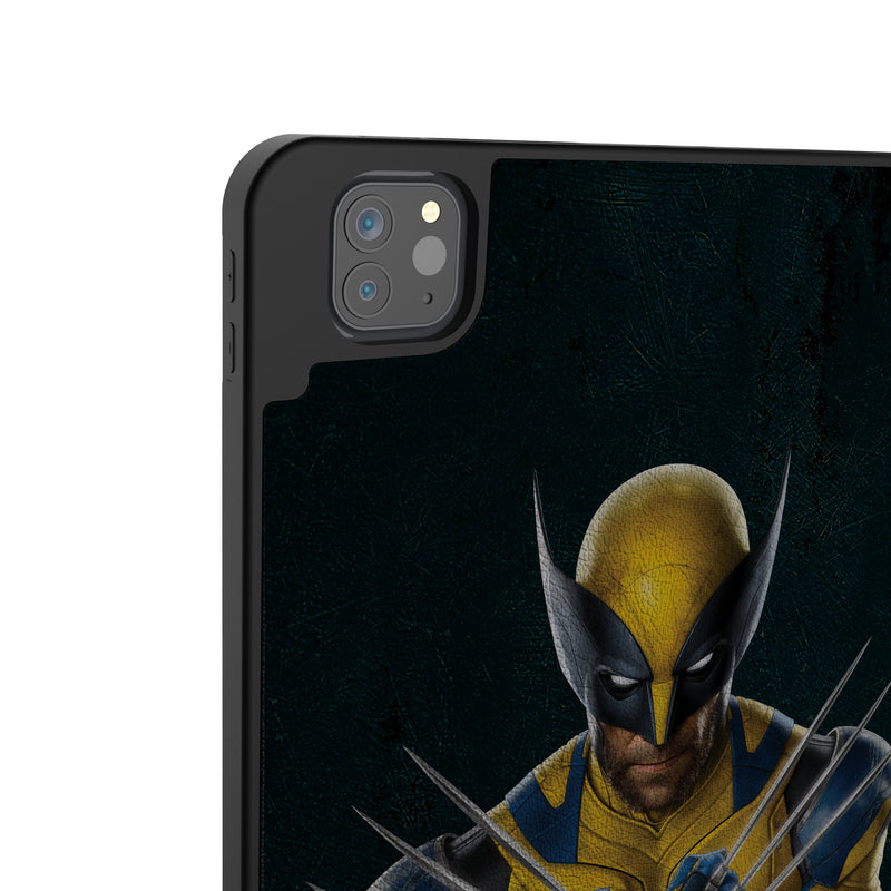 Marvel Deadpool Wolverine Badge iPad Tablet Case Back.Jpg