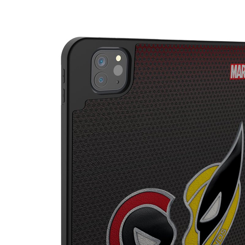 Marvel Deadpool Wolverine Grid iPad Tablet Case Back.Jpg