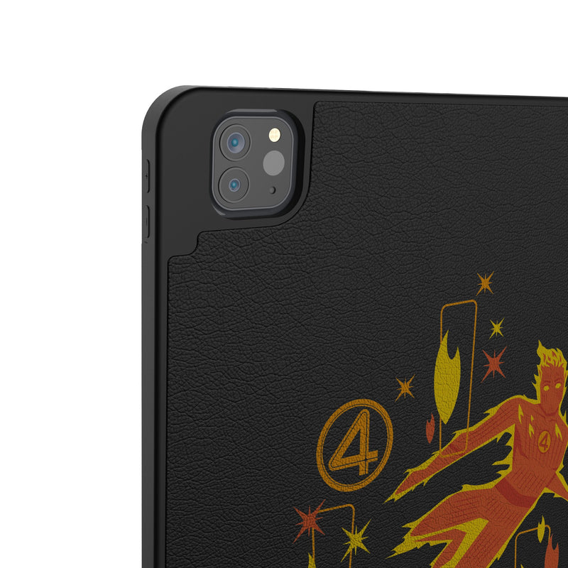 Marvel Human Torch Badge iPad Tablet Case for Apple iPad Back.Jpg