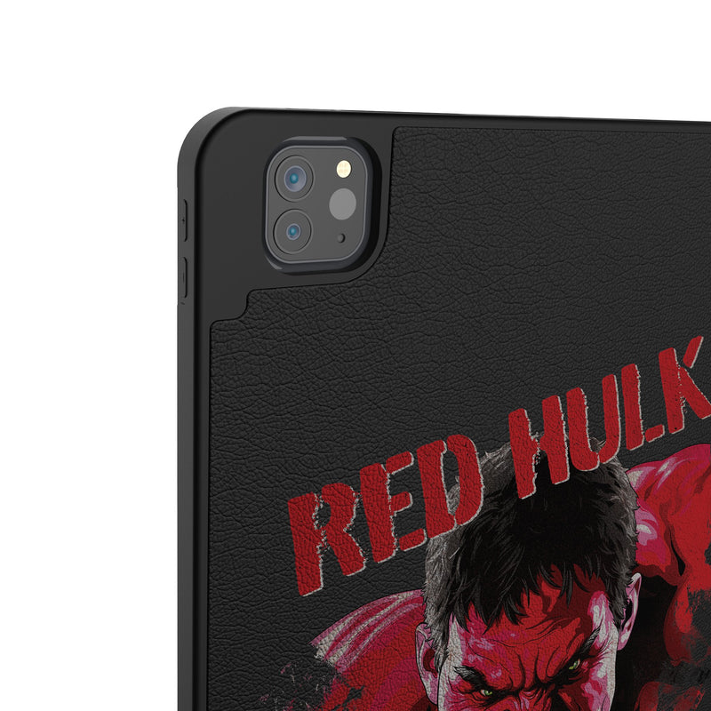 Marvel Avengers Red Hulk Badge iPad Tablet Case for Apple iPad Back.Jpg