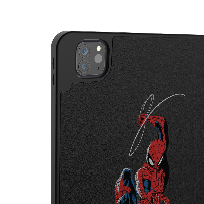 Marvel Spider-Man Badge iPad Tablet Case Back.Jpg