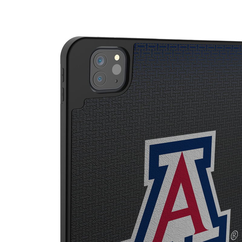 University of Arizona Wildcats Personalized Linen iPad Tablet Case for Apple iPad Back.Jpg
