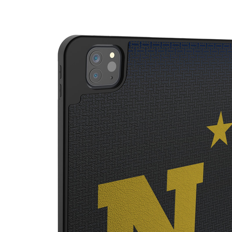 United State Naval Academy Midshipmen Personalized Linen iPad Tablet Case for Apple iPad Back.Jpg