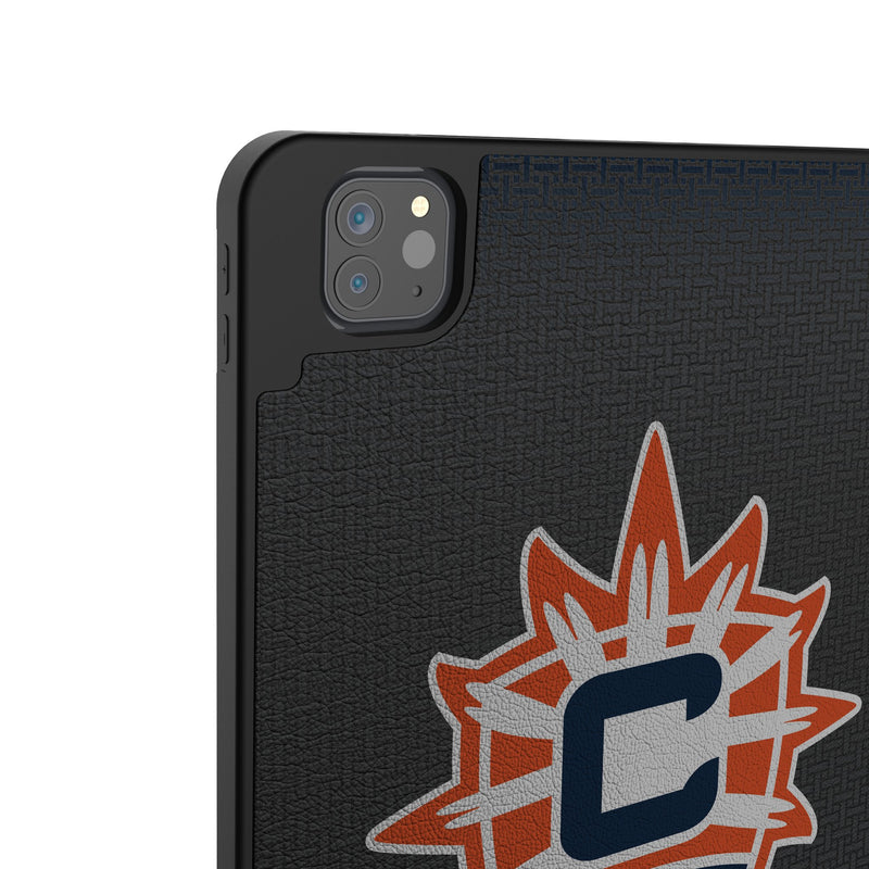 Connecticut Sun Personalized Linen iPad Tablet Case for Apple iPad Back.Jpg