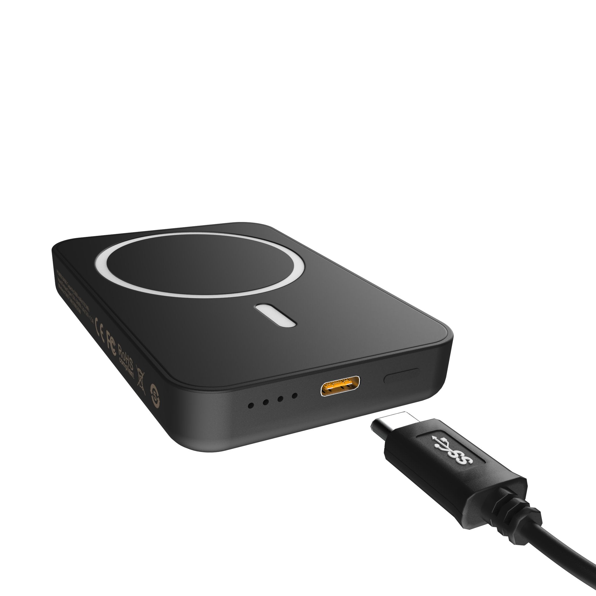 Kansas City Chiefs Field Wireless Mag Power Bank Ports.Jpg