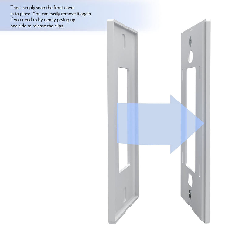 Utah Mammoth Stripe Hidden-Screw Light Switch Plate Install2.Jpg