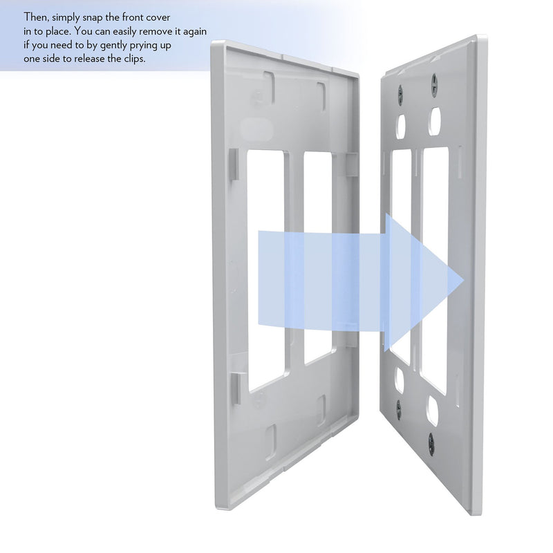 Indiana University Hoosiers Stripe Hidden-Screw Light Switch Plate Install2.Jpg