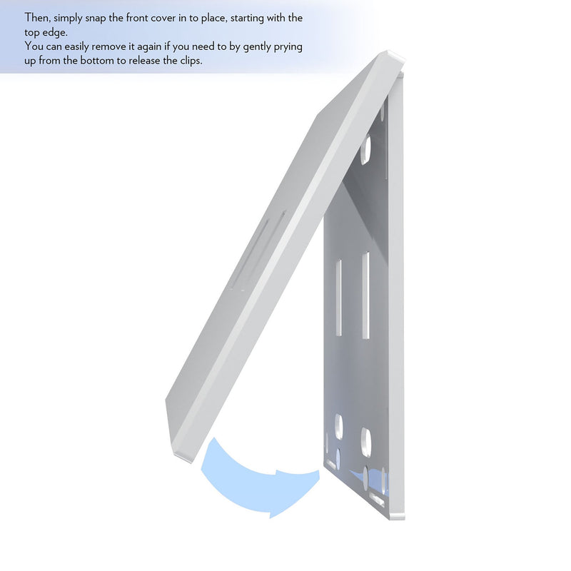 Arizona State University Sun Devils Linen Hidden-Screw Light Switch Plate Install2.Jpg